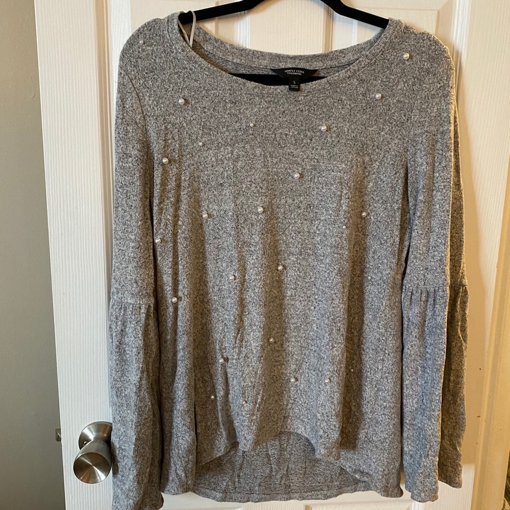 Simply Vera Supersoft Grey Sweater Blouse